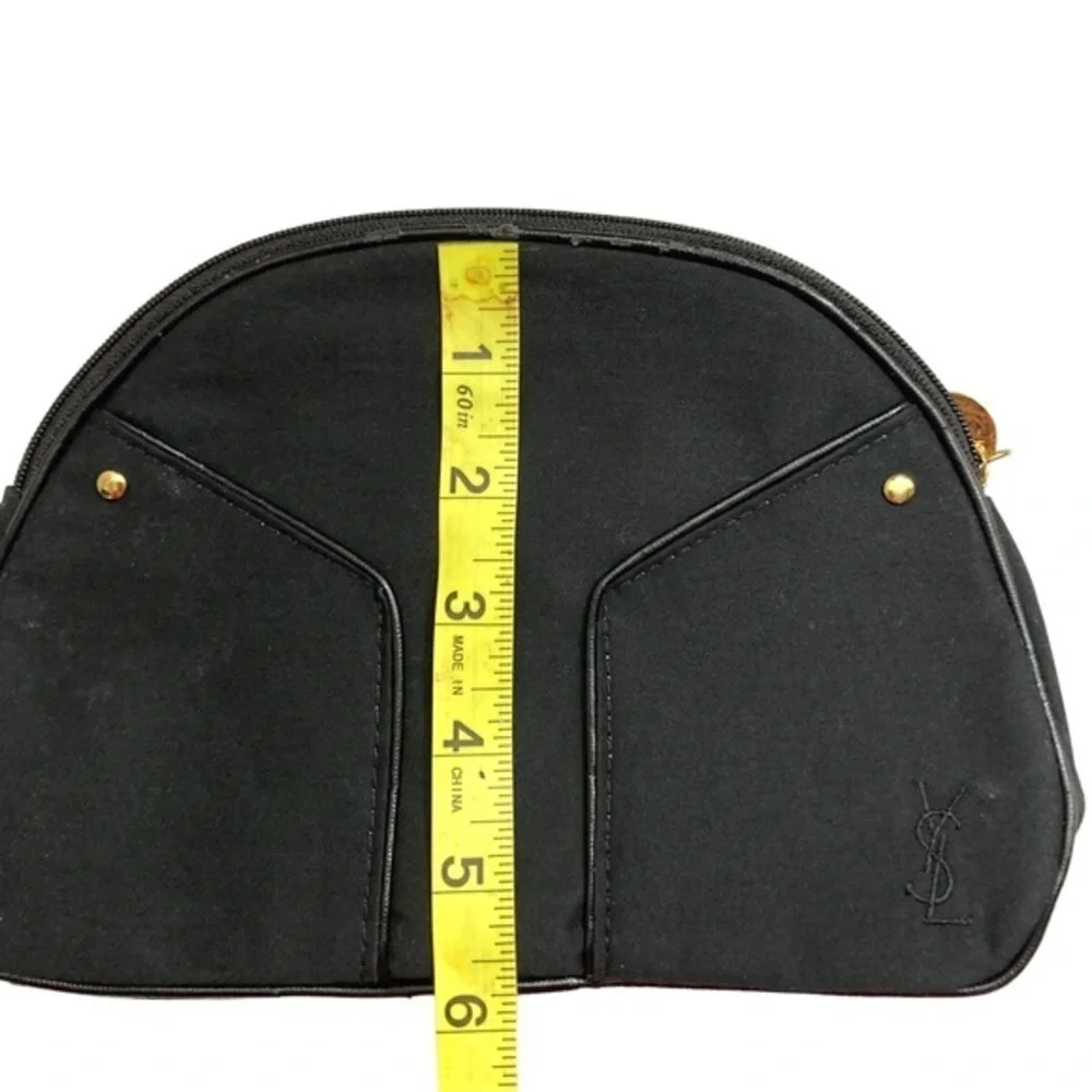 Ysl Yves Saint Laurent parfum black cosmetic bag